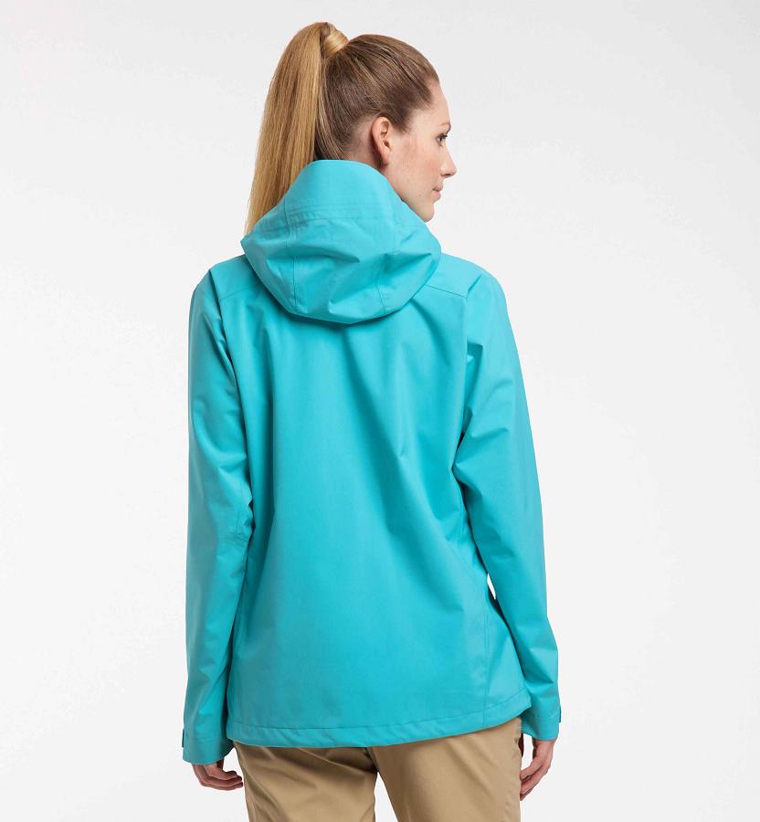 Haglöfs Womens Spate Windbreaker Blue New Zealand 19740CUQF